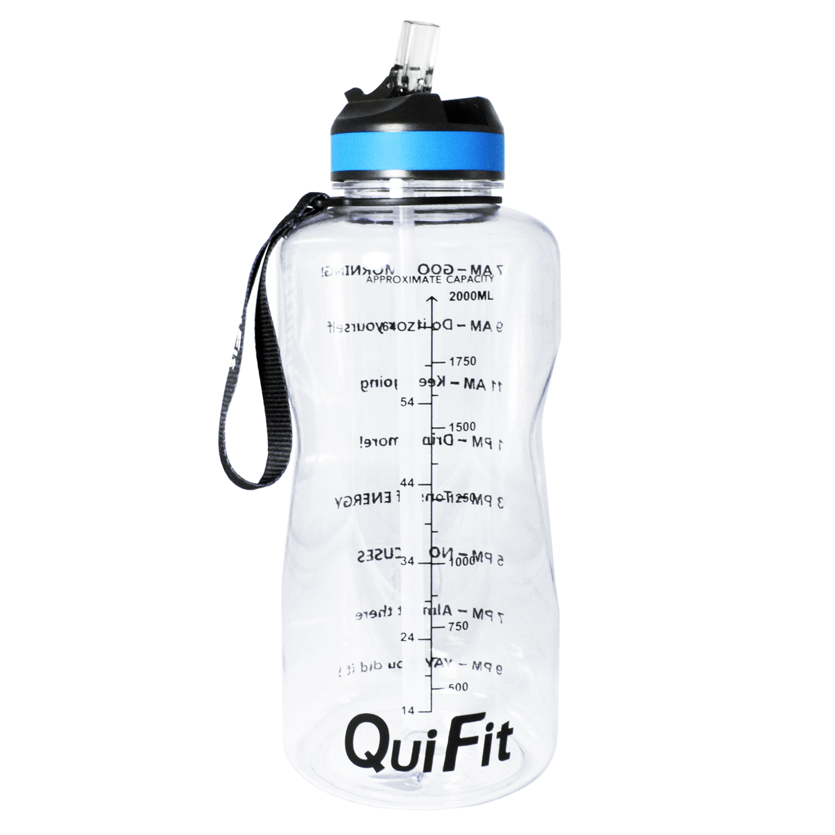 2L 1.3L 450ml Half Gallon Tritan Water Bottle With Straw BPA Free (FHB)(1AK1)