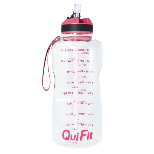 2L 1.3L 450ml Half Gallon Tritan Water Bottle With Straw BPA Free (FHB)(1AK1)