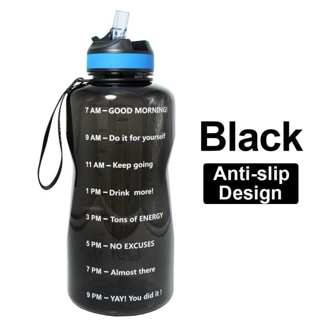 2L 1.3L 450ml Half Gallon Tritan Water Bottle With Straw BPA Free (FHB)(1AK1)