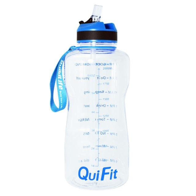 2L 1.3L 450ml Half Gallon Tritan Water Bottle With Straw BPA Free (FHB)(1AK1)