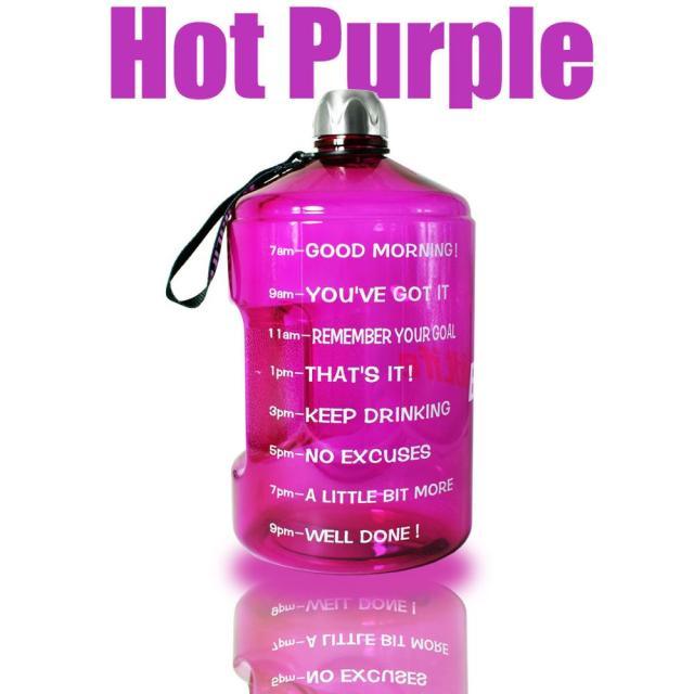 Great 3.78L 2.2L 1.3L Gallon Water Bottle Large Capacity - GYM Fitness Tourism Tour Bottles (D61)(D61)(FHB)(1AK1)
