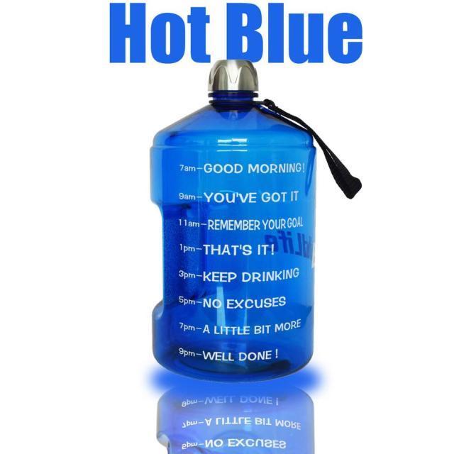 Great 3.78L 2.2L 1.3L Gallon Water Bottle Large Capacity - GYM Fitness Tourism Tour Bottles (D61)(D61)(FHB)(1AK1)