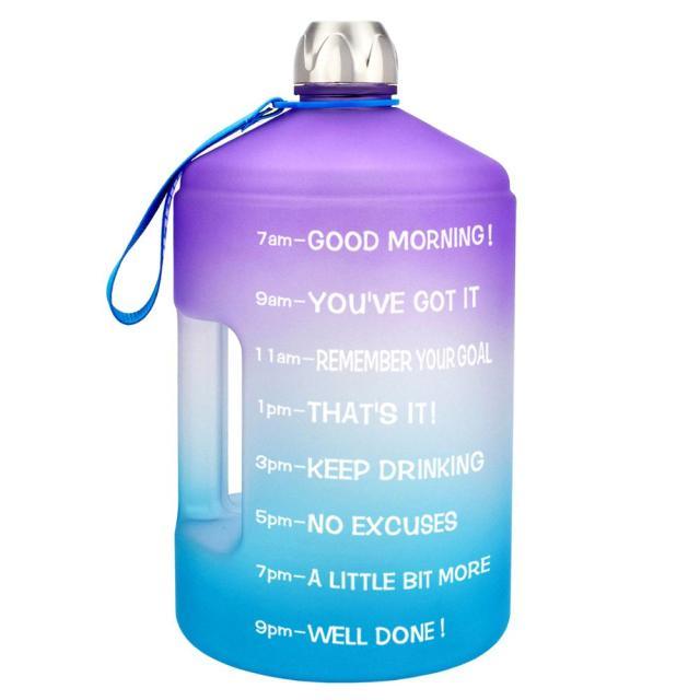 Great 3.78L 2.2L 1.3L Gallon Water Bottle Large Capacity - GYM Fitness Tourism Tour Bottles (D61)(D61)(FHB)(1AK1)