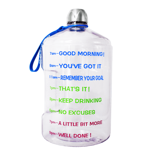 Great 3.78L 2.2L 1.3L Gallon Water Bottle Large Capacity - GYM Fitness Tourism Tour Bottles (D61)(D61)(FHB)(1AK1)