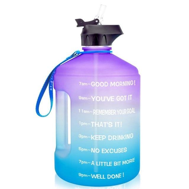 1 Gallon Plastic Large Capacity Water Bottle 3.78l Sports Water Bottle  Fitness Water Bottle