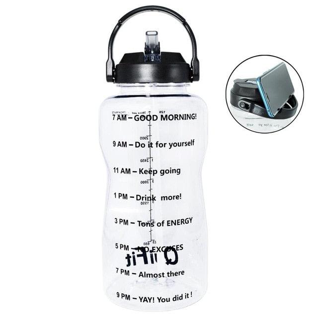 Sport 3.8L 2L Wide Mouth Gallon Tritan Water Bottle With Straw BPA Free (FHB)(F61)(1AK1)