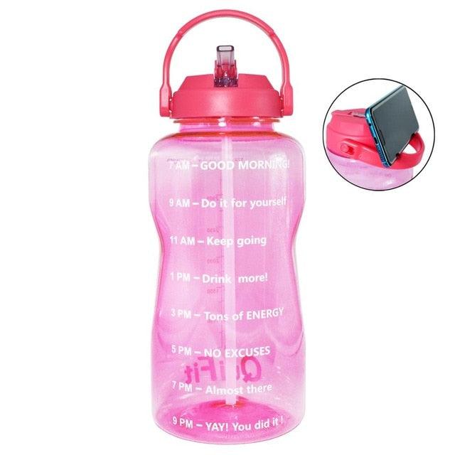 Sport 3.8L 2L Wide Mouth Gallon Tritan Water Bottle With Straw BPA Free (FHB)(F61)(1AK1)