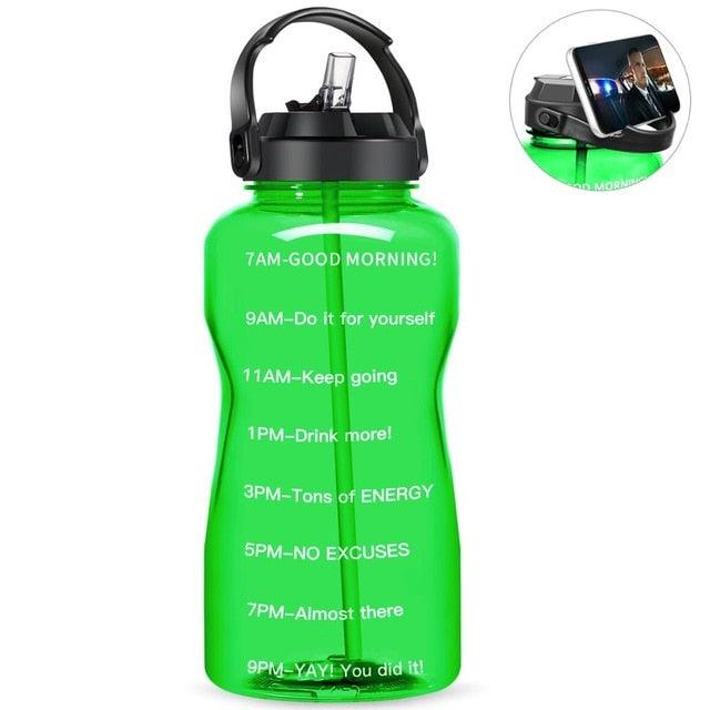 Sport 3.8L 2L Wide Mouth Gallon Tritan Water Bottle With Straw BPA Free (FHB)(F61)(1AK1)