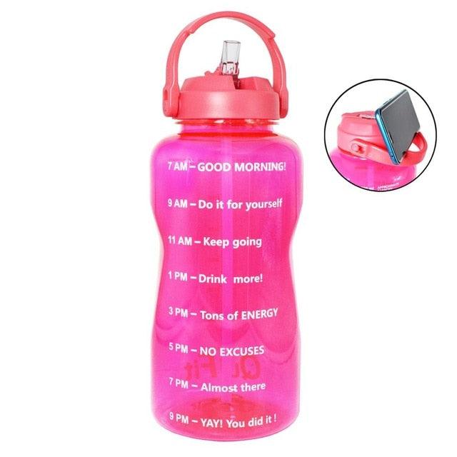 Sport 3.8L 2L Wide Mouth Gallon Tritan Water Bottle With Straw BPA Free (FHB)(F61)(1AK1)