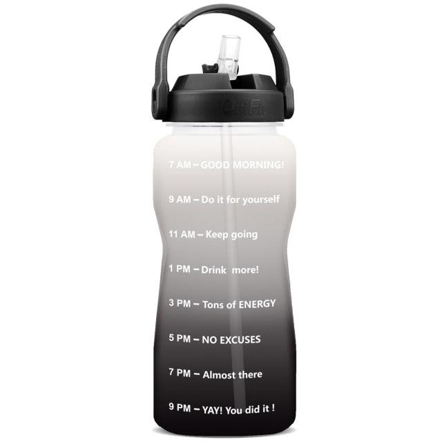 Sport 3.8L 2L Wide Mouth Gallon Tritan Water Bottle With Straw BPA Free (FHB)(F61)(1AK1)