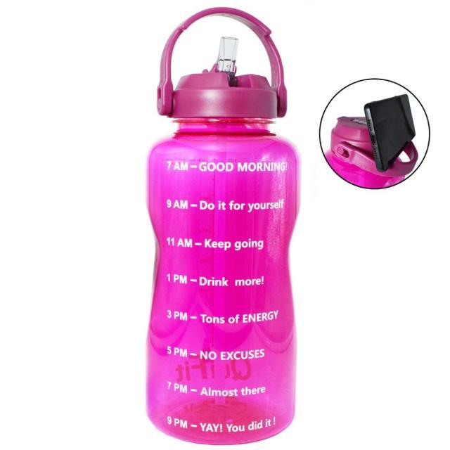 Sport 3.8L 2L Wide Mouth Gallon Tritan Water Bottle With Straw BPA Free (FHB)(F61)(1AK1)