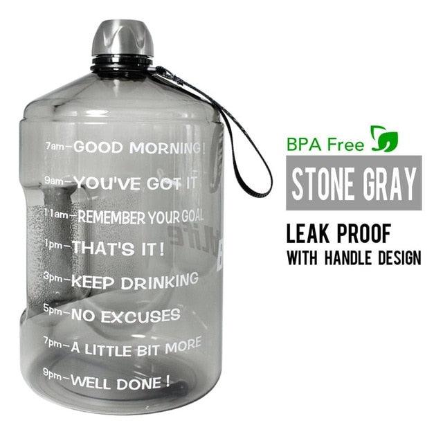 Great 128oz 73oz 43oz 1 Gallon BPA Free Plastic Big Drink Water Bottle Jug Gourd - Travel Sports Fitness GYM Water-bottle (FHB)(1AK1)