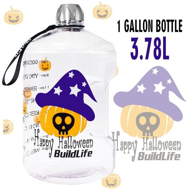 Great 128oz 73oz 43oz 1 Gallon BPA Free Plastic Big Drink Water Bottle Jug Gourd - Travel Sports Fitness GYM Water-bottle (FHB)(1AK1)
