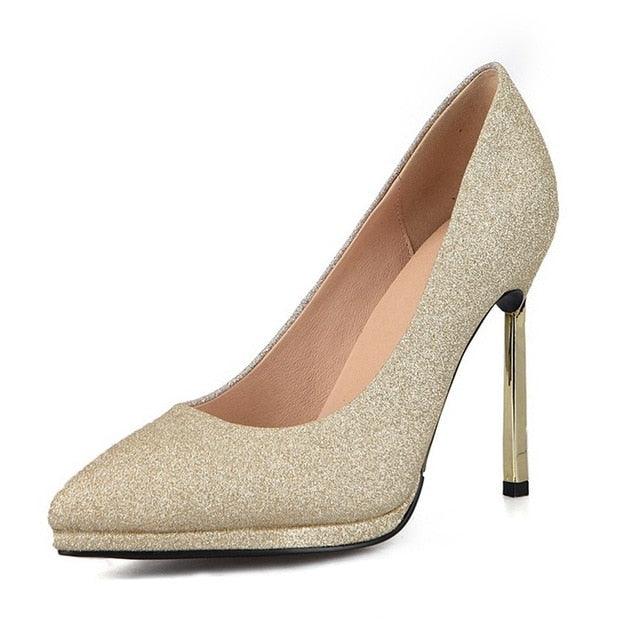 Gorgeous Trending Woman High Heels Pump - Pointed Toe - Slip On (SH1)(WO1)(CD)