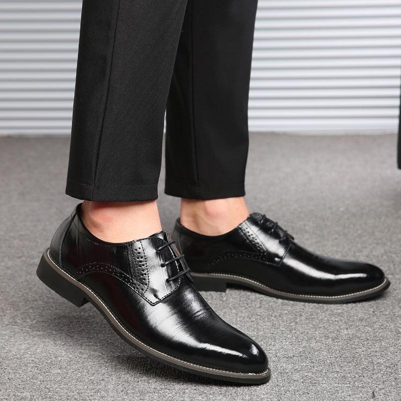 Autumn Formal Shoes - Men High Quality Leather Dress Shoes (MSF2)(F14)