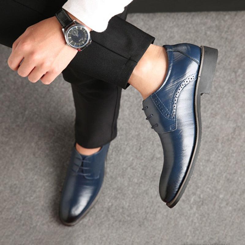 Autumn Formal Shoes - Men High Quality Leather Dress Shoes (MSF2)(F14)