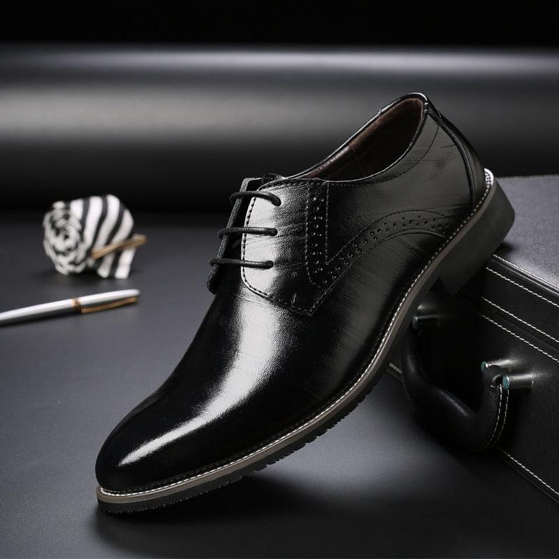 Autumn Formal Shoes - Men High Quality Leather Dress Shoes (MSF2)(F14)