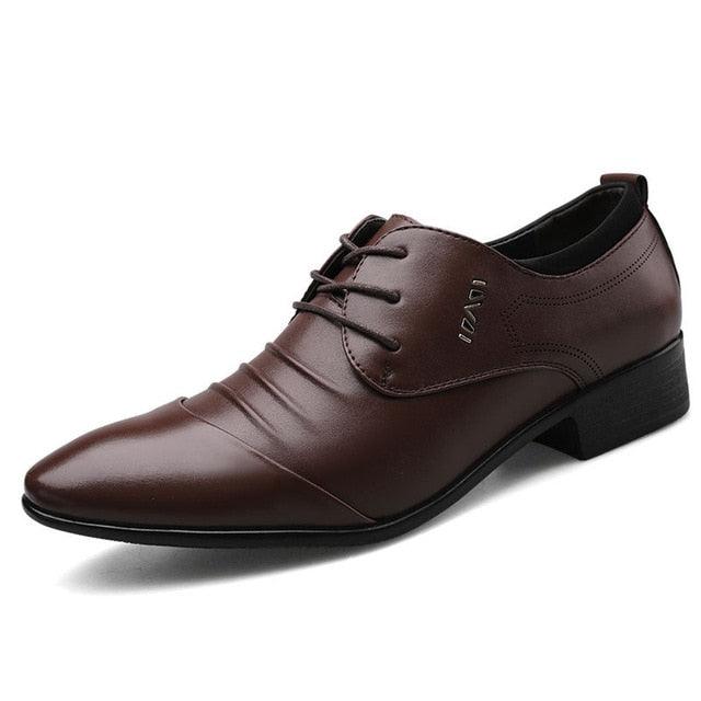 Men's Luxury Formal Shoes - Italian Fashion Mens Office Shoes (D14)(MSF2)