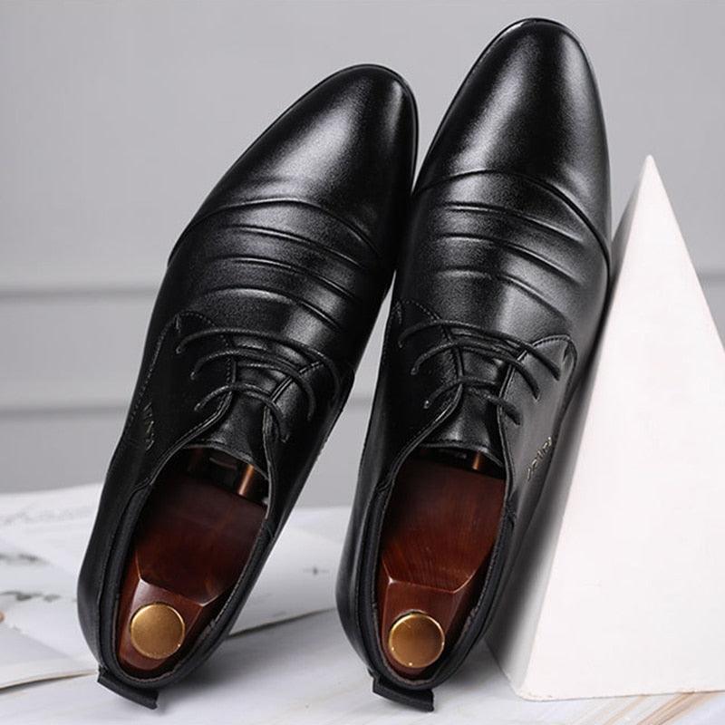 Men's Luxury Formal Shoes - Italian Fashion Mens Office Shoes (D14)(MSF2)