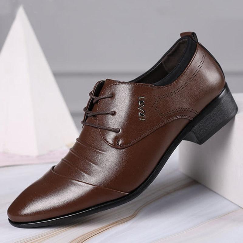 Men's Luxury Formal Shoes - Italian Fashion Mens Office Shoes (D14)(MSF2)