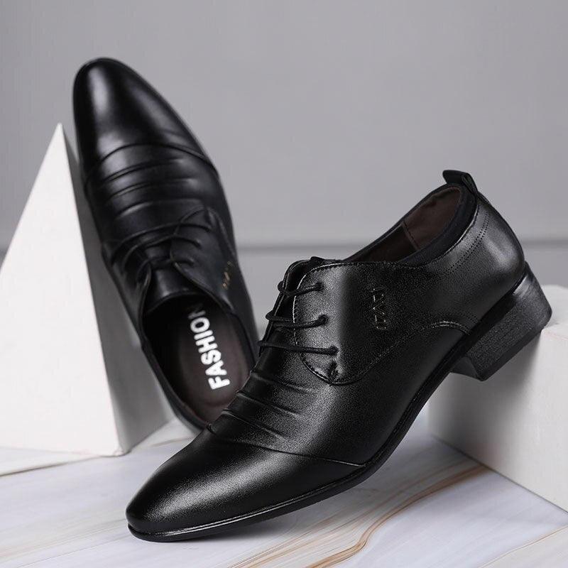 Men's Luxury Formal Shoes - Italian Fashion Mens Office Shoes (D14)(MSF2)