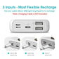 Great 10000mAh Power Bank - With Double USB Port Cable- External Battery Pack - Travel Size (1LT1)(F104)