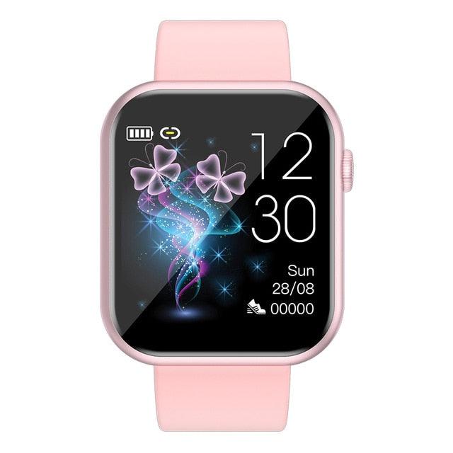 Great Smart Watch - Blood Pressure Oxygen Monitor With Game Function Multilingual Smartwatch - Android IOS (D82)(D84)(RW)