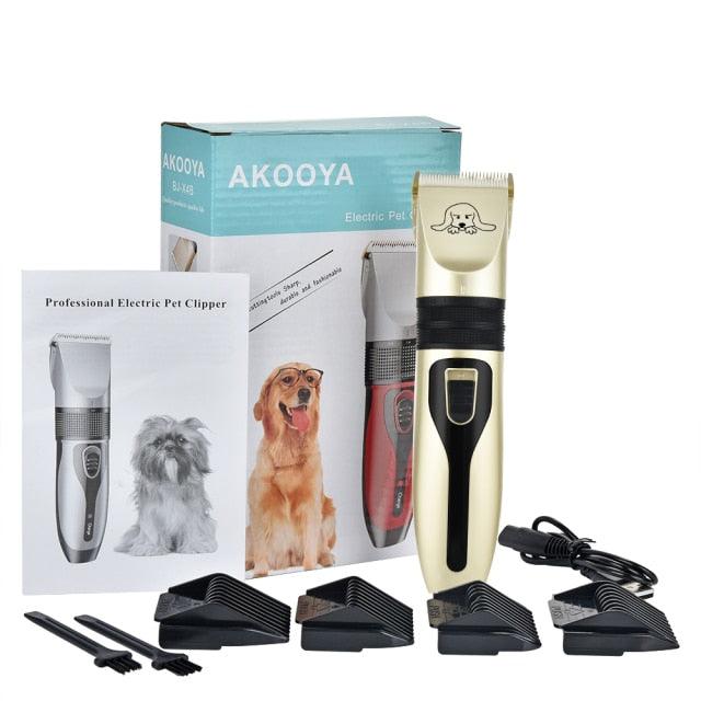 Great Rechargeable Pet Dog Hair Clipper - Professional Animal Hair Trimmer Grooming Clippers - Cordless Haircut (1U72)(1W2)