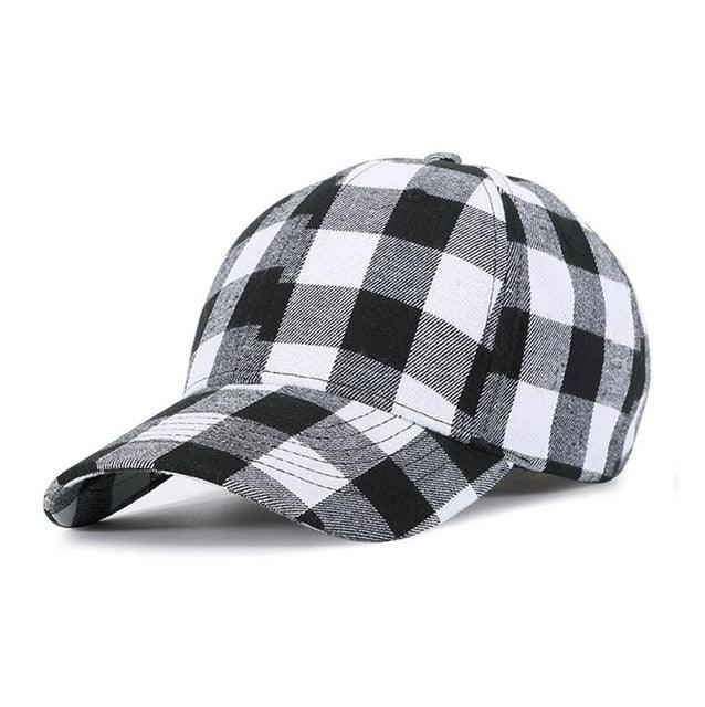 Great Plaid Men's Baseball Cap - Unisex Snapback Cap - Cotton Casual Cap (2U102)