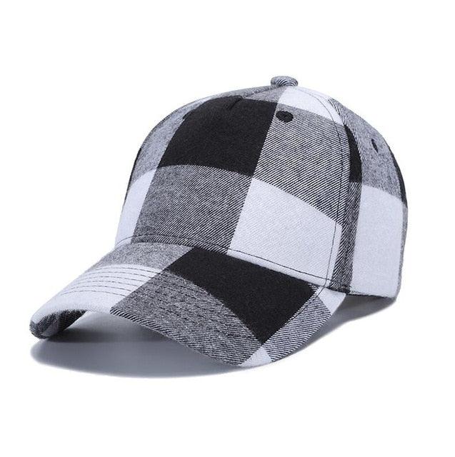 Great Plaid Men's Baseball Cap - Unisex Snapback Cap - Cotton Casual Cap (2U102)