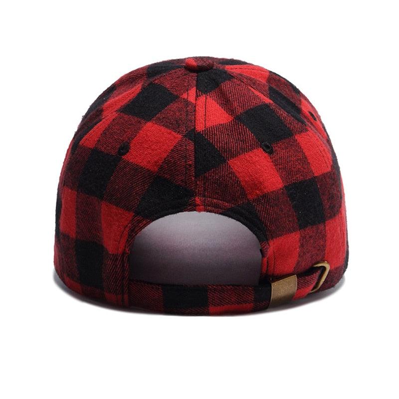 Great Plaid Men's Baseball Cap - Unisex Snapback Cap - Cotton Casual Cap (2U102)