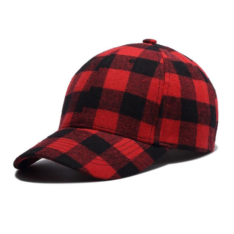 Great Plaid Men's Baseball Cap - Unisex Snapback Cap - Cotton Casual Cap (2U102)