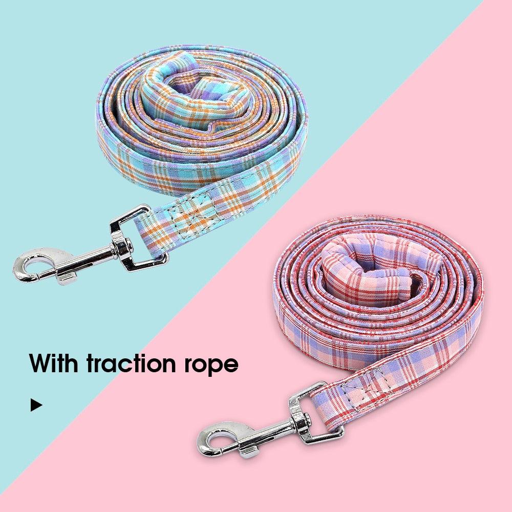 Reflective Dog Harness Leash Set - Cute Pet Puppy Chihuahua Harness Soft Vest Harnesses (D70)(3W1)