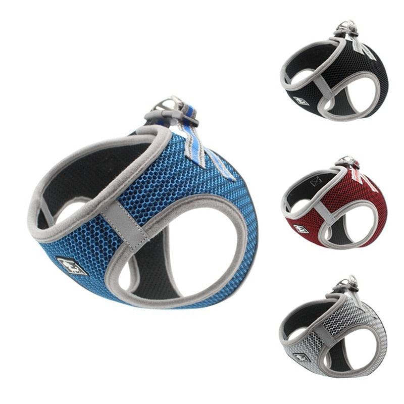 Reflective Pet Cat Dog Harness - Safe Walking Vest Chest Strap Breathable Vest Harness Collar (2U70)