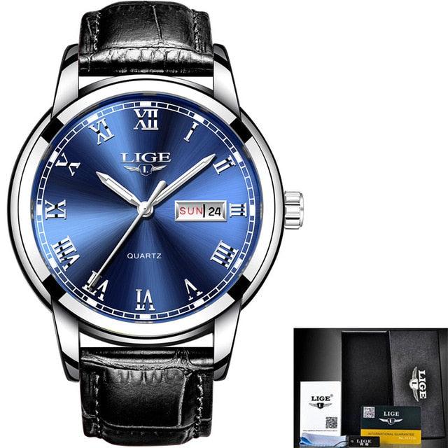 Men Fashion Sport Quartz Watch - Full Steel Gold Business Clock (2MA1)(F84)