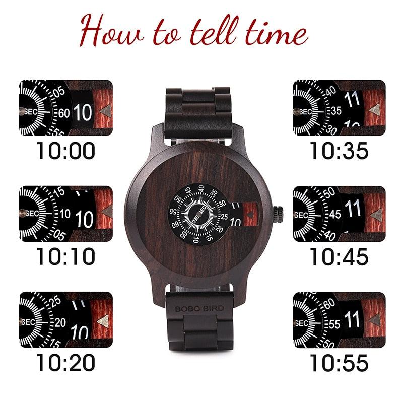 Men's Watch - Wooden Luxury Brand Quartz Wristwatches (MA9)
