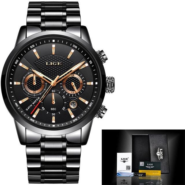 Men's Watches - Fashion Waterproof Chronograph Top Brand Luxury Quartz Watch (MA9)(F84)