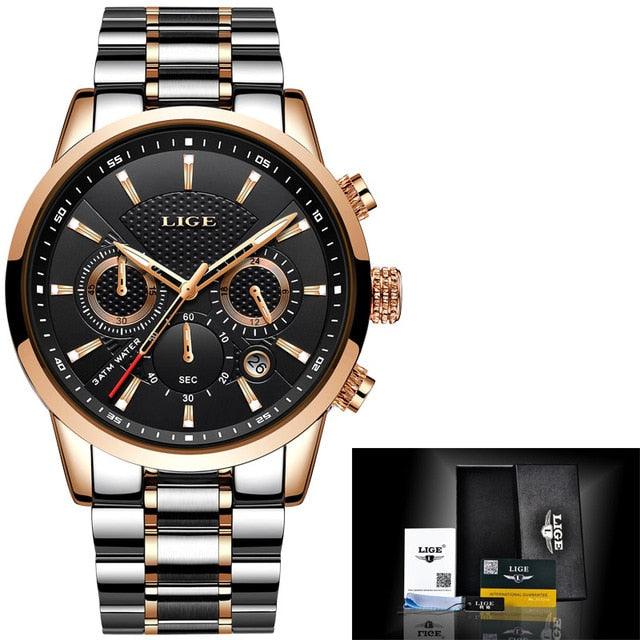 Men's Watches - Fashion Waterproof Chronograph Top Brand Luxury Quartz Watch (MA9)(F84)