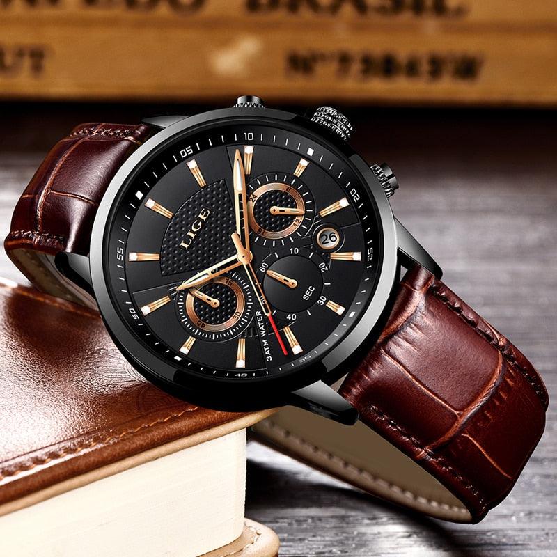 Men's Watches - Fashion Waterproof Chronograph Top Brand Luxury Quartz Watch (MA9)(F84)