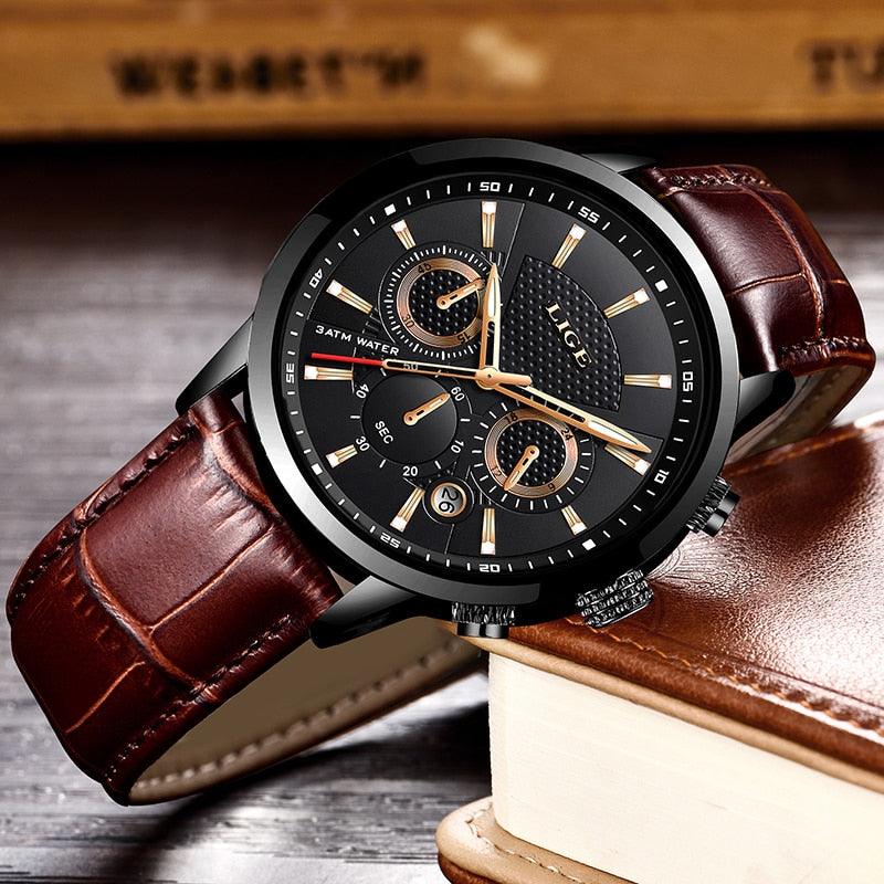 Men's Watches - Fashion Waterproof Chronograph Top Brand Luxury Quartz Watch (MA9)(F84)