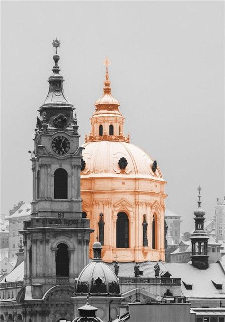 Retro Black and White Landscape Art Picture Home Decor Nordic Canvas Painting Wall Art (AD1)(F62)