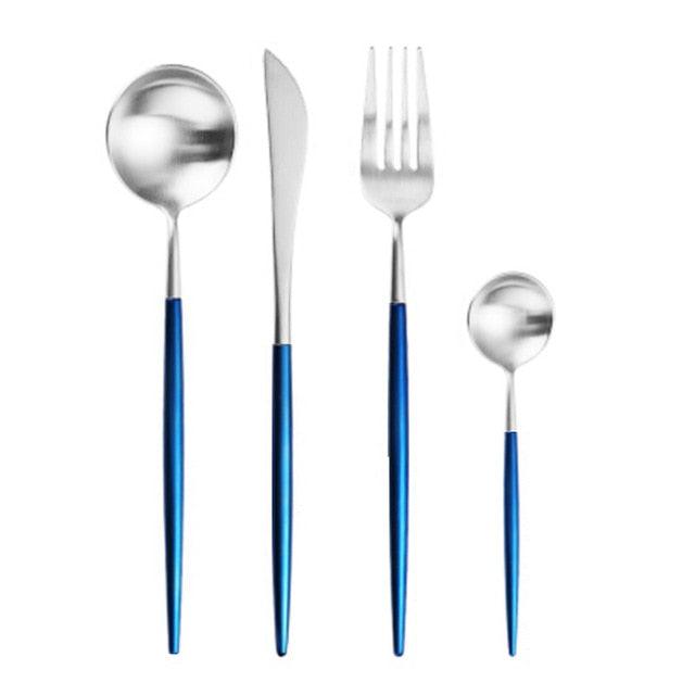 Rose Gold Tableware Set - Stainless Steel Cutlery Set - Western Food Tableware (D61)(AK6)