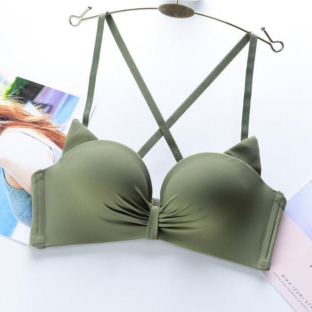 Gorgeous Women Fashion Padded Straps Bras - Push Up Sexy Lingerie Underwear - Lovely 1Piece Bra (D27)(TSB3)(TSB2)