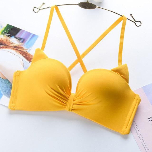 Gorgeous Women Fashion Padded Straps Bras - Push Up Sexy Lingerie Underwear - Lovely 1Piece Bra (D27)(TSB3)(TSB2)