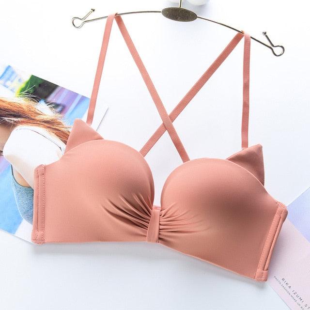 Gorgeous Women Fashion Padded Straps Bras - Push Up Sexy Lingerie Underwear - Lovely 1Piece Bra (D27)(TSB3)(TSB2)