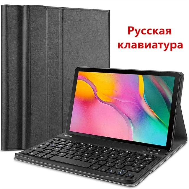 Trending Case for Samsung Galaxy Tab A 10.1 2019 Keyboard Case T510 T515 SM-T510 SM-T515 Cover 7 Colors Backlit Keyboard (TLC4)(TLC3)(F47)