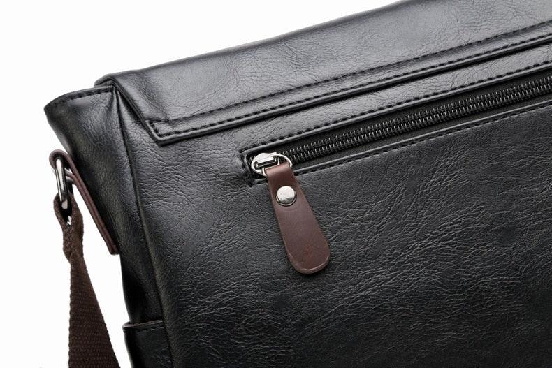 Fashion Brand PU Leather Men Crossbody Bag - Casual Shoulder Bags - Travel Crossbody Bags Male Messenger bag Bags (3MA1)(LT4)(1U78) - Deals DejaVu