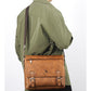Vintage PU Leather Men bag - Crossbody Messenger Bags - Casual shoulder flap waterproof crossbody bags (3MA1)(LT4)(1U78) - Deals DejaVu