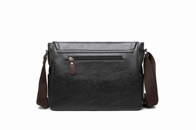 Fashion Brand PU Leather Men Crossbody Bag - Casual Shoulder Bags - Travel Crossbody Bags Male Messenger bag Bags (3MA1)(LT4)(1U78) - Deals DejaVu