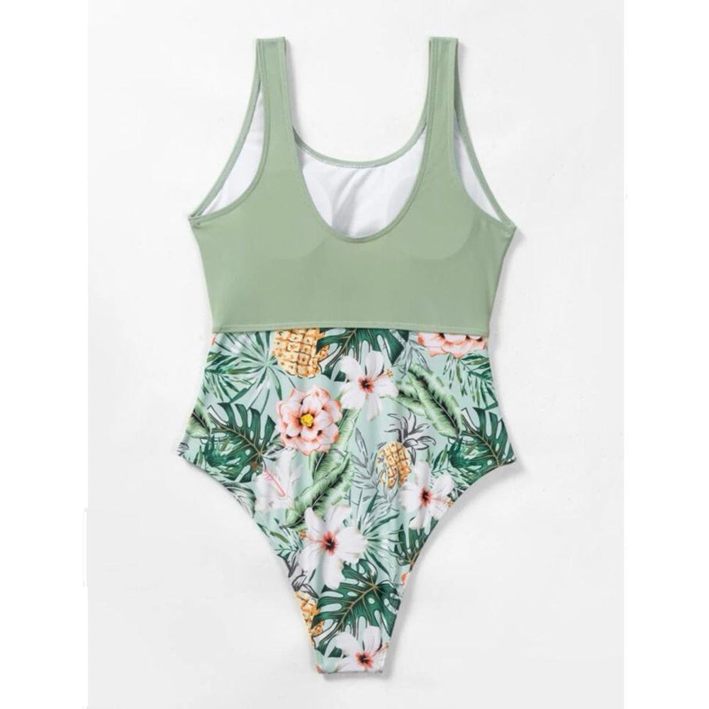 Trending New Three Pieces Bikinis Set - Cover Up Women Floral Print Push Up Swimsuit - Long Sleeve Twist Swimwear Bathing Suit (TB8D)(1U26)(F26) - Deals DejaVu